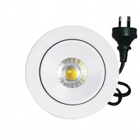 Oriel Lighting-Titan.8 60-Tilt Adjustable CCT Dimmable Downlight